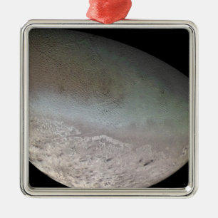 Triton den största månen av planet Neptune Julgransprydnad Metall