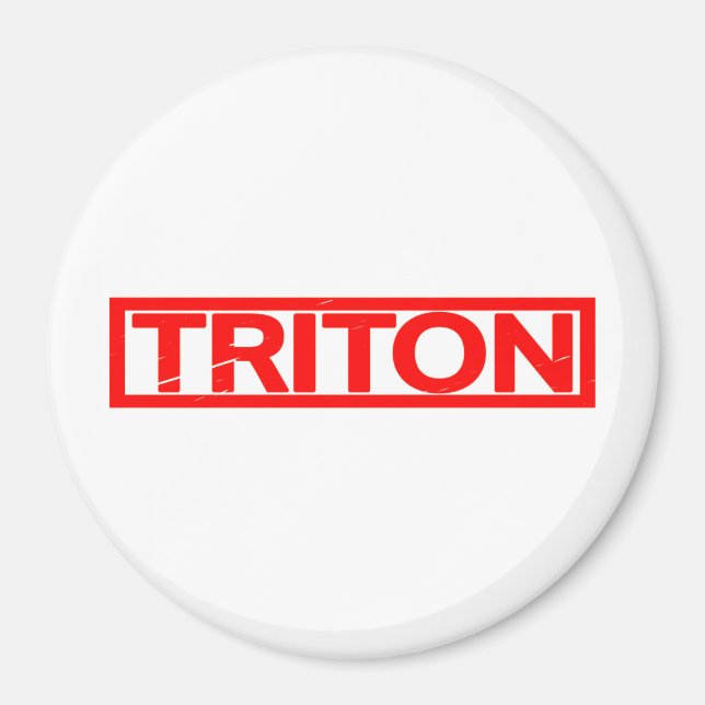 Triton Frimärke Magnet (Framsidan)