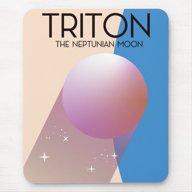 Triton - Neptunian måne Musmatta (Framsidan)