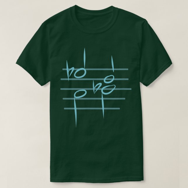 TRITONE RESOLUTION funny music theory notation tee (Design framsida)
