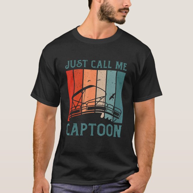 Tritonkapten Pontoon kapten Ring mig Capto T Shirt (Framsida)