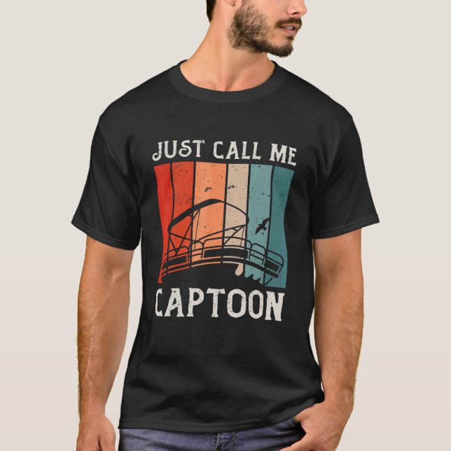 Tritonkapten Pontoon kapten Ring mig Capto T Shirt (Framsida)