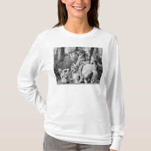 Tritons som ansar två hästar av solen tee shirt