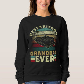 Tritoon Best Tritoon Grandad Ever For Boat Captain T Shirt