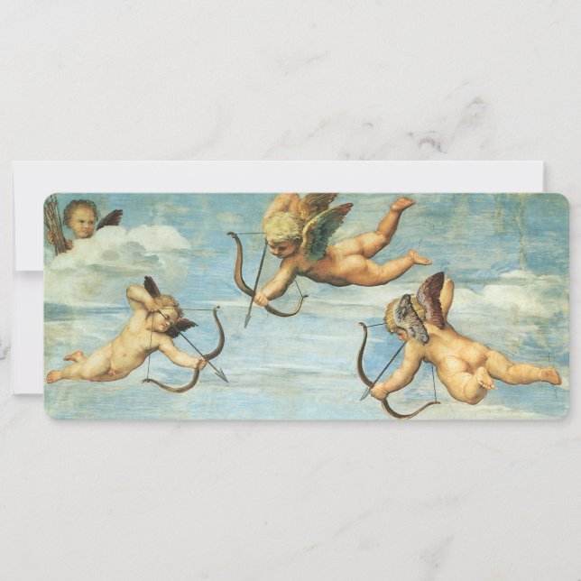 Triumf för Galatea Änglar detalj av Raphael Sanzio (Framsida)