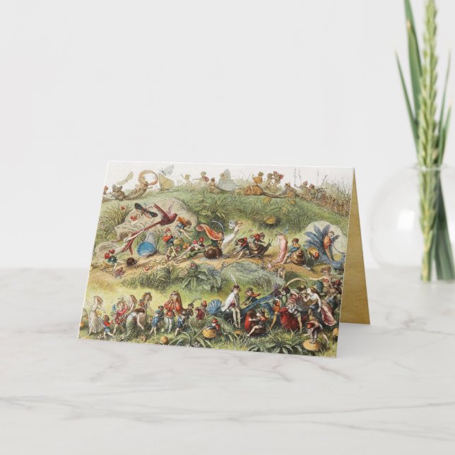 Triumfal March of The Elf Kung, Älvors,Goblins Kort (Framsida)