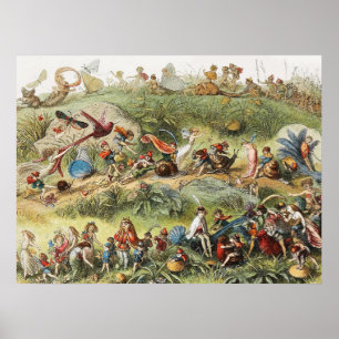 Triumfal March of The Elf Kung, Älvors,Goblins Poster