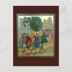 Triumfalt inträde i Jerusalem Prayer Card Vykort
