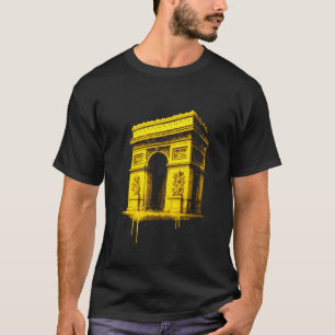 Triumfbågen Graffiti Landmärke Konstverk T Shirt