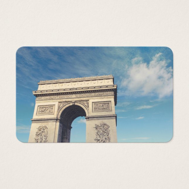 Triumfbågen i Paris Visitkort (Framsida)
