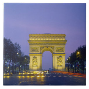 Triumfbågen, Paris, Frankrike, Kakelplatta