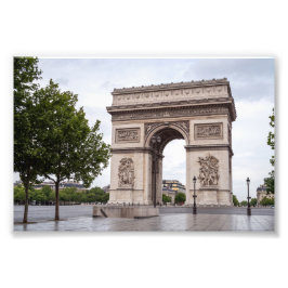 Triumfbågen Paris Frankrike Landmärke Fototryck