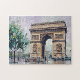 Triumfbågen, Paris, Frankrike Pussel