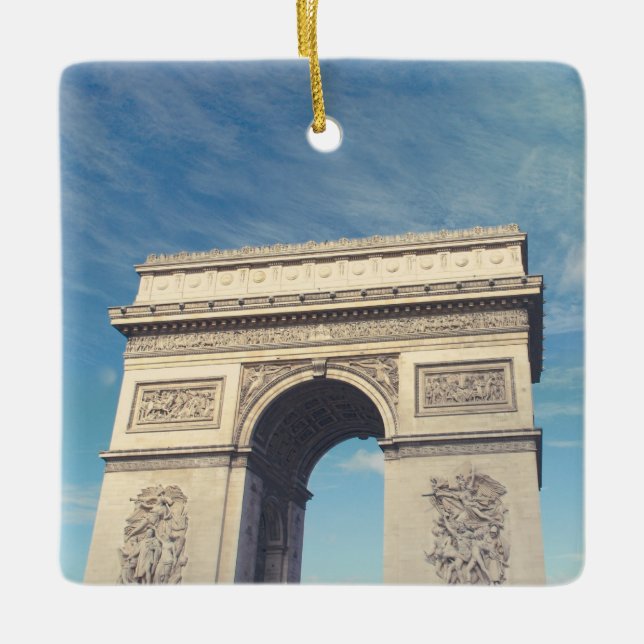 Triumfbågen Paris Julgransprydnad Keramik (Framsida)