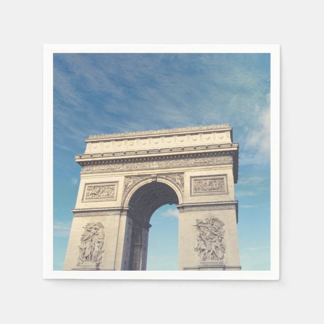 Triumfbågen Paris Pappersservett (Framsidan)