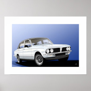 TriumfDolomite sprintar affischillustrationen Poster