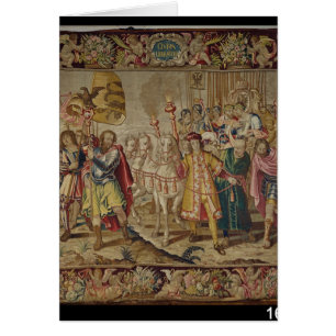 Triumfen av Charles V Hälsningskort