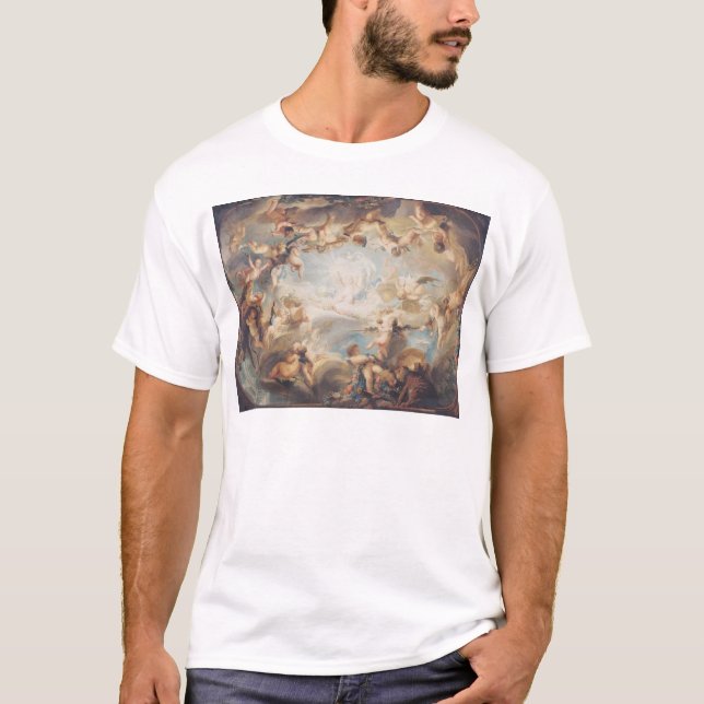 Triumfen av cupiden över alla gudar, 1752 tee shirt (Framsida)