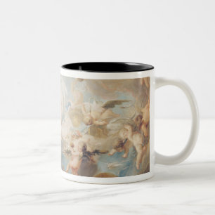Triumfen av cupiden över alla gudar, 1752 Två-Tonad mugg