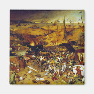 Triumfen av död av Pieter Bruegel fläderen Magnet