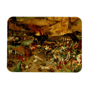 Triumfen av död, c.1562 (olja på panel) magnet