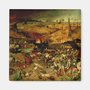 Triumfen av död, c.1562 (olja på panel) magnet
