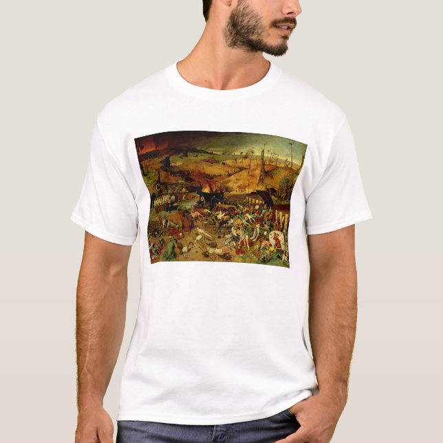 Triumfen av död, c.1562 (olja på panel) t-shirt (Framsida)