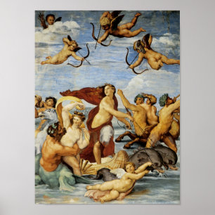 Triumfen av Galatea Poster