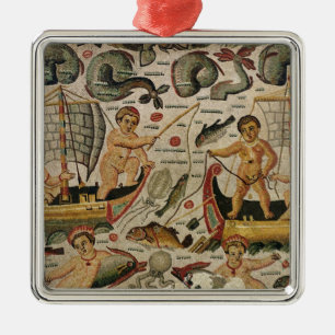 Triumfen av Neptune och Amphitrite Julgransprydnad Metall