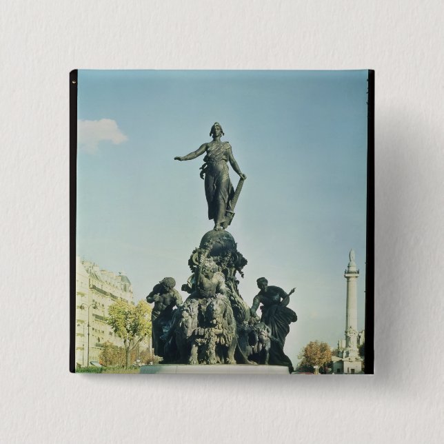 Triumfen av republiken, 1879-99 knapp (Framsida)