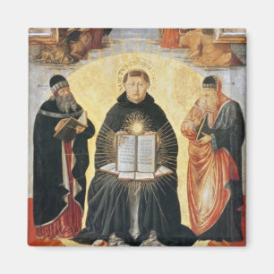 Triumfen av St Thomas Aquinas Magnet