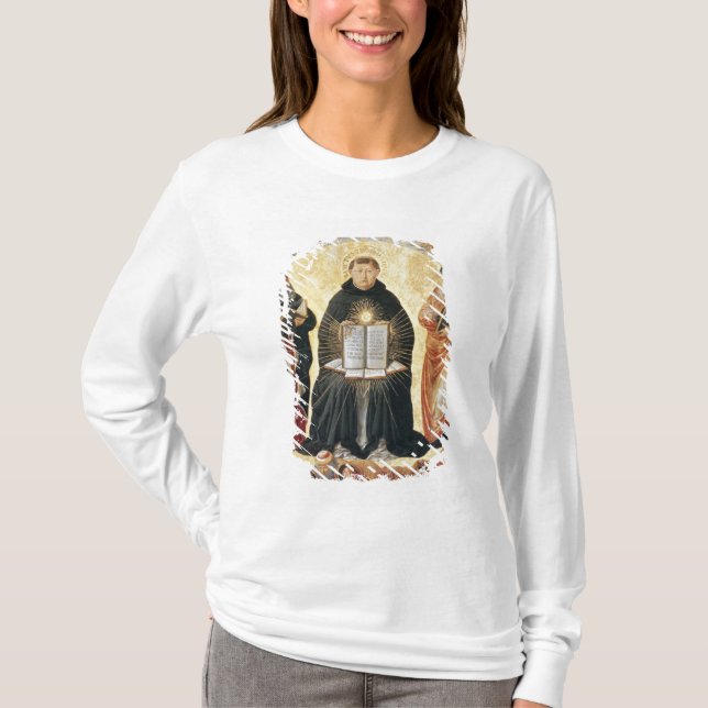 Triumfen av St Thomas Aquinas Tee Shirt (Framsida)