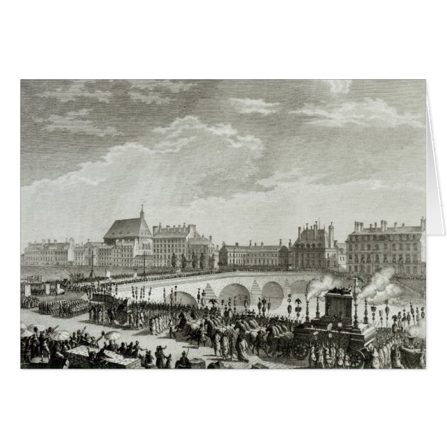 Triumfen av Voltaire Hälsningskort (Framsidan Horizontal)