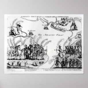 Triumfera frihet eller downfallen poster