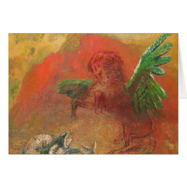 Triumfera Pegasus Hälsningskort (Framsidan Horizontal)