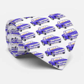 Triumffullvuxen hankronhjortmanar tie, blått slips