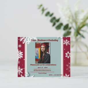 Triumfgraduationen presenteras meddelande vykort