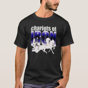 Triumfvagnar av järn - logotyp - svart t-shirt