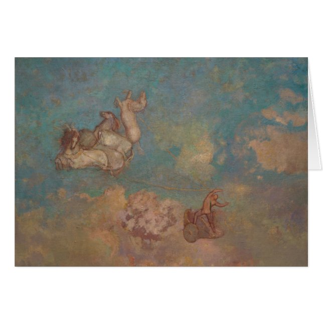 Triumfvagnen av Apollo Hälsningskort (Framsidan Horizontal)