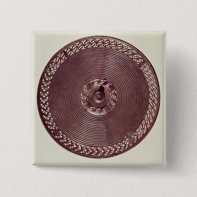 Triumfvagnen rullar dekoration med den openwork knapp (Framsida)