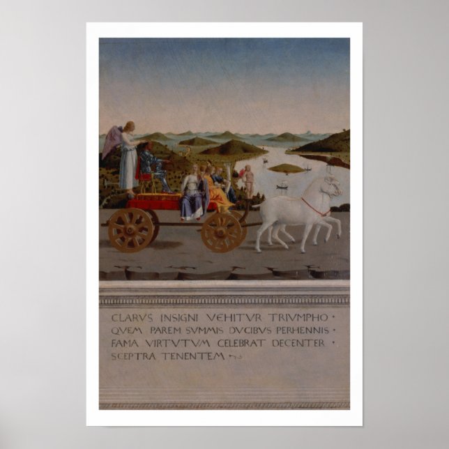 Triumh Federigo da Montefeltro, Duke av Urbino Poster (Framsidan)