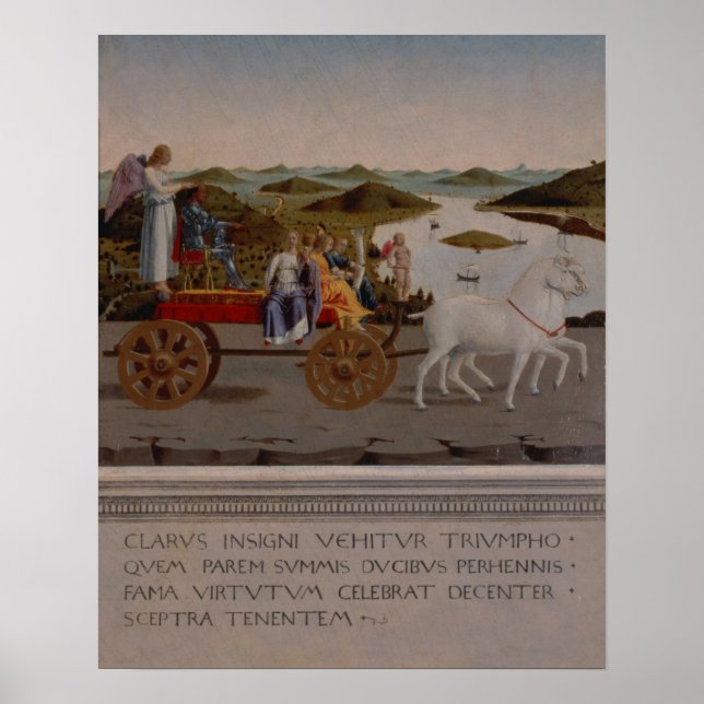 Triumh Federigo da Montefeltro, Duke av Urbino Poster (Framsidan)