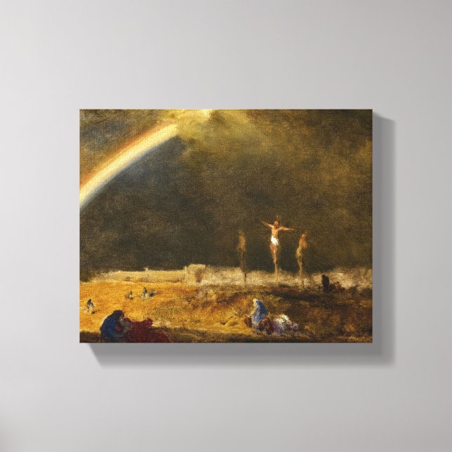 Triumh i Calvariation, 1874 av George Inness Canvastryck (Framsida)