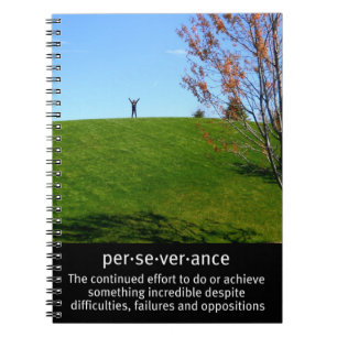 Triumh och Perseverance Anteckningsbok