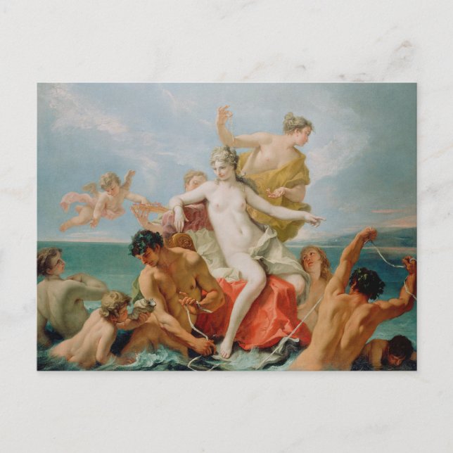 Triumh The Marine Venus | Sebastiano Ricci Vykort (Framsida)