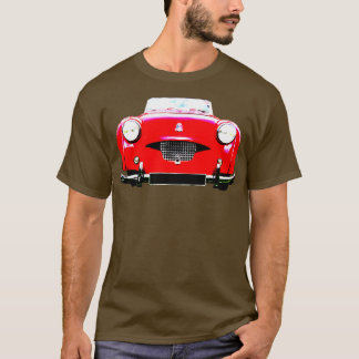 Triumh TR2 1950-talet British Classic fold red T Shirt