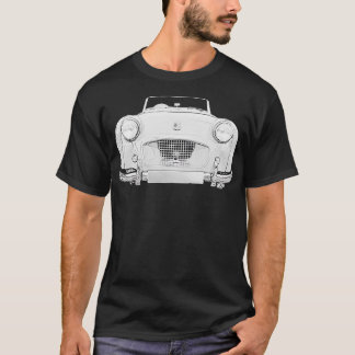 Triumh TR2 1950-talet British Classic monochrome T Shirt