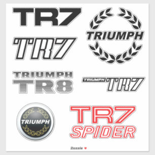 Triumh TR7-utmärkningstema Klistermärken