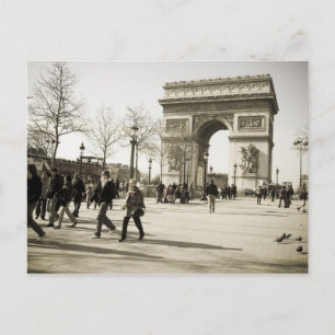 Triumph Arch Paris Vykort