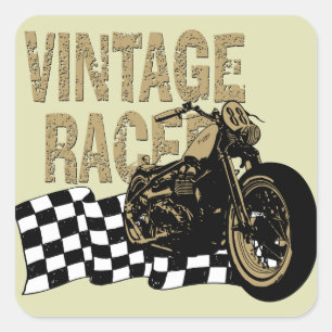 Triumph Bobber Fyrkantigt Klistermärke